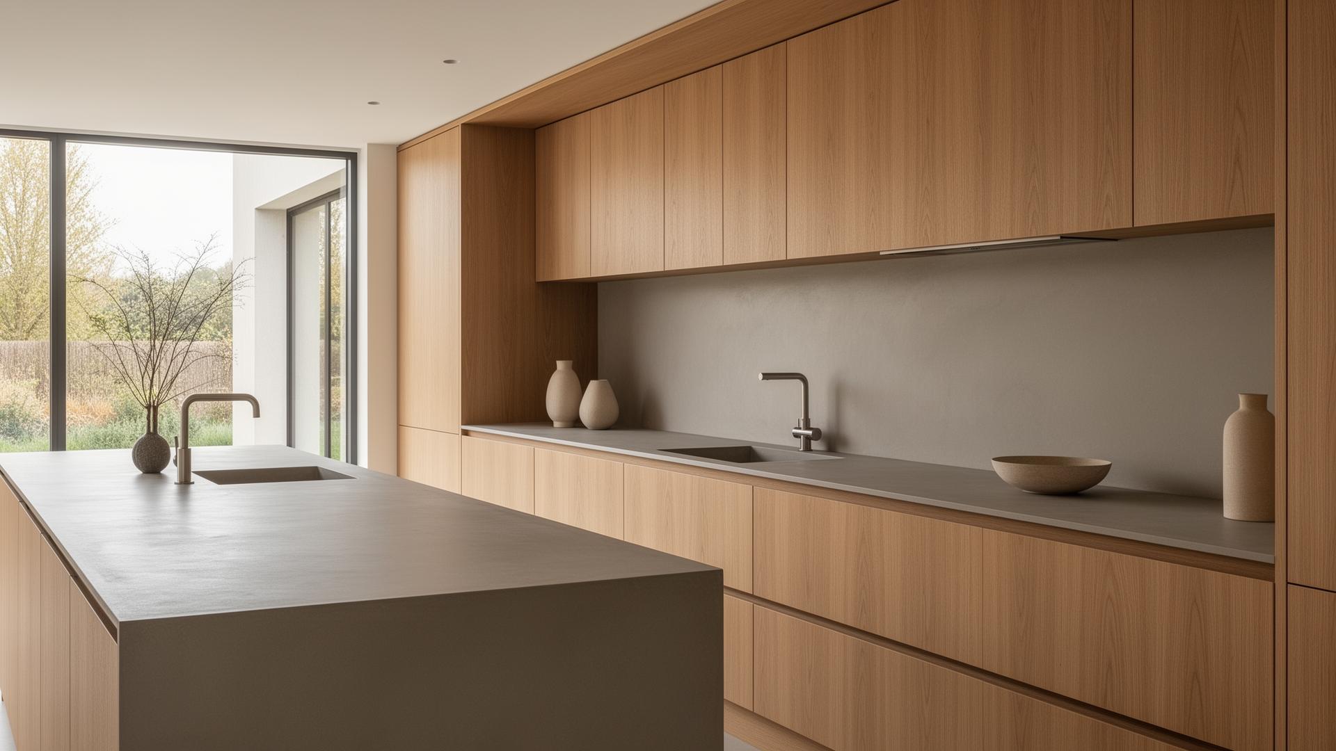 Architectural microcement surfaces